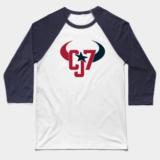 CJ7, Houston Football design Baseball T-Shirt